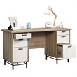 UrbanPro Traditional Executive Desk in Sky Oak and White