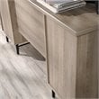 UrbanPro Traditional Executive Desk in Sky Oak and White
