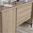UrbanPro Traditional Executive Desk in Sky Oak and White