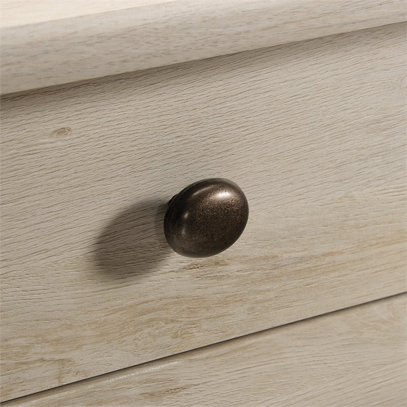 UrbanPro Engineered Wood L-Shaped Desk in Chalked Chestnut