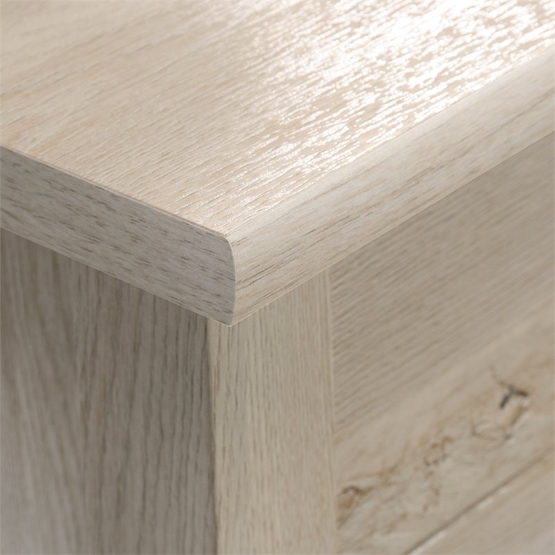 UrbanPro Engineered Wood L-Shaped Desk in Chalked Chestnut