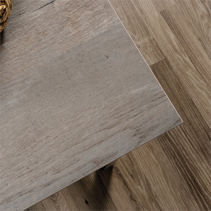 UrbanPro L-shaped Farmhouse Engineered Wood Computer Desk in Mystic Oak