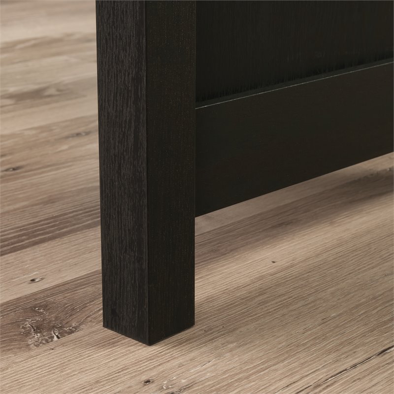 UrbanPro L-shaped Traditional Engineered Wood Computer Desk in Raven Oak