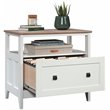 UrbanPro Engineered Wood Glacier White Lateral File Cabinet Rectangular Unassembled