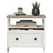 UrbanPro Engineered Wood Glacier White Lateral File Cabinet Rectangular Unassembled