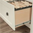 UrbanPro Engineered Wood Glacier White Lateral File Cabinet Rectangular Unassembled