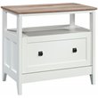 UrbanPro Engineered Wood Glacier White Lateral File Cabinet Rectangular Unassembled