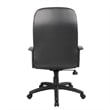UrbanPro Modern Faux Leather Executive High Back Office Chair in Black