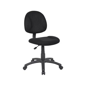 UrbanPro 18.5&quot Fabric Adjustable Posture Office Chair in Black