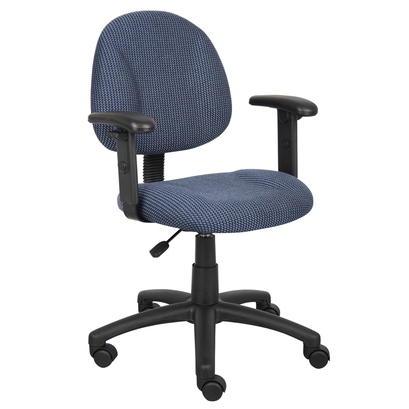 UrbanPro DX Posture Office Chair with Adjustable Arms in Blue