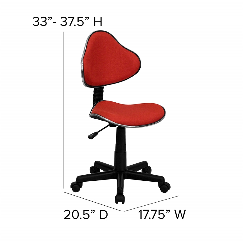 UrbanPro Modern Ergonomic Office Swivel Chair in Red