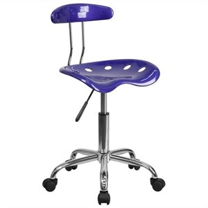 urbanpro office chair in deep blue and chrome