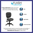 UrbanPro Mid Back Ergonomic Office Swivel Chair in Gray