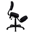 UrbanPro Mobile Ergonomic Kneeling Office Chair in Black