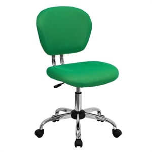 UrbanPro Mid-Back Mesh Office Swivel Chair in Bright Green