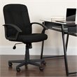 UrbanPro Mid Back Office Chair with Nylon Arms in Black