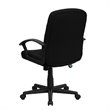 UrbanPro Mid Back Office Chair with Nylon Arms in Black