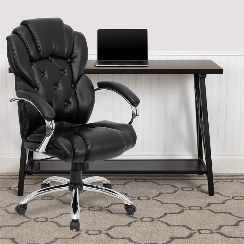 UrbanPro High Back Transitional Style Office Chair in Black