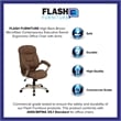 UrbanPro High Back Upholstered Office Chair in Brown