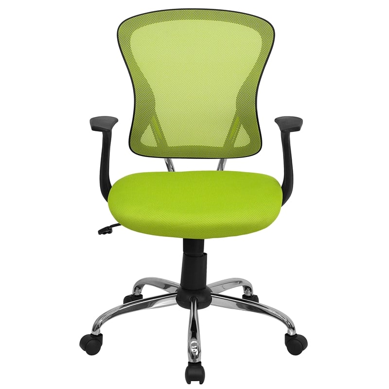 UrbanPro Mid Back Mesh Office Chair in Green