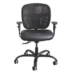 urbanpro intensive use mesh task office chair in black vinyl