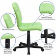 UrbanPro Mid Back Quilted Office Swivel Chair in Green