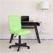 UrbanPro Mid Back Quilted Office Swivel Chair in Green