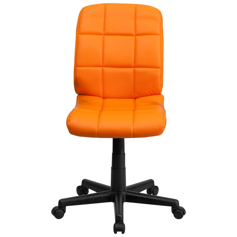 UrbanPro Mid Back Quilted Office Swivel Chair in Orange