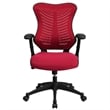 UrbanPro High Back Mesh Office Chair in Burgundy