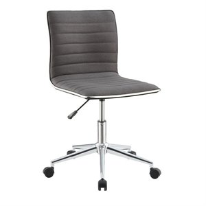 urbanpro sleek adjustable office chair in gray and chrome