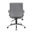 UrbanPro CaressoftPlus Executive Mid-Back Chair in Gray