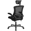 UrbanPro Traditional High Back Executive Office Swivel Chair in Black
