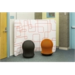 UrbanPro Swivel Ball Office Chair in Black