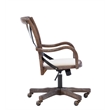 UrbanPro Transitional Wood Office Chair in Brown