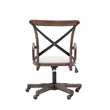UrbanPro Transitional Wood Office Chair in Brown