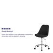 UrbanPro Mid Back Swivel Office Chair in Black