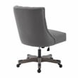 UrbanPro Wood Upholstered Office Chair in Light Gray
