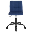 UrbanPro Mid Back Tufted Swivel Office Chair in Blue