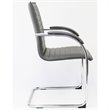 UrbanPro Faux Leather Office Chair in Gray (Set of 2)