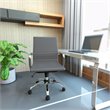 UrbanPro Modern Faux Leather Executive Swivel Office Chair in Gray