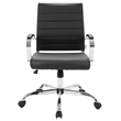 UrbanPro Modern Adjustable Leather Office Chair in Black