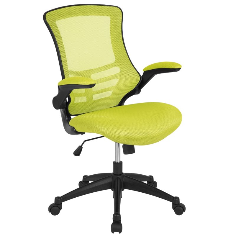 UrbanPro Contemporary Mid Back Mesh Office Swivel Chair in Green