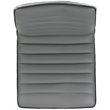 UrbanPro Contemporary Low Back Faux Leather Office Swivel Chair in Light Gray