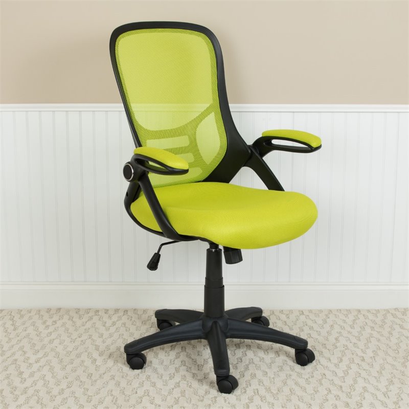 UrbanPro Contemporary High-Back Ergonomic Mesh Office Swivel Chair in Green