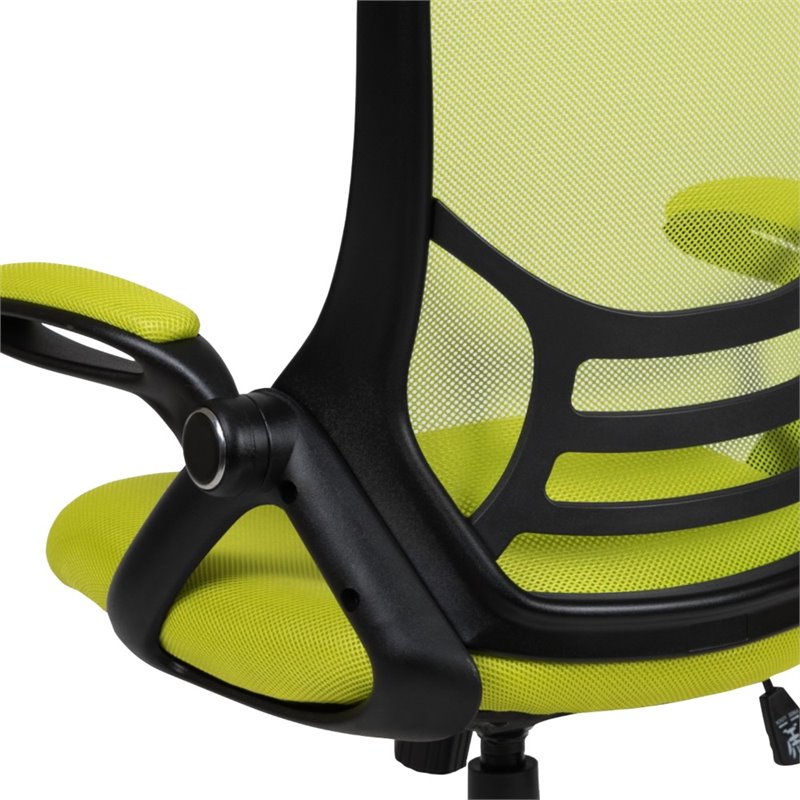 UrbanPro Contemporary High-Back Ergonomic Mesh Office Swivel Chair in Green