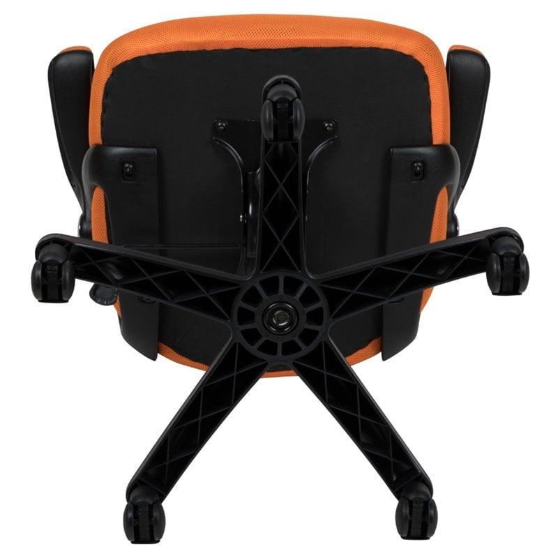 UrbanPro Contemporary High-Back Ergonomic Mesh Office Swivel Chair in Orange