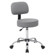 UrbanPro Caresoft Medical Lab Rolling Stool with Back