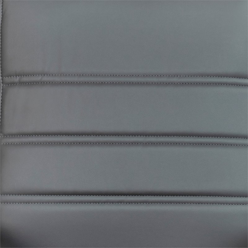 UrbanPro Contemporary Leather High Back Office Chair in Gray