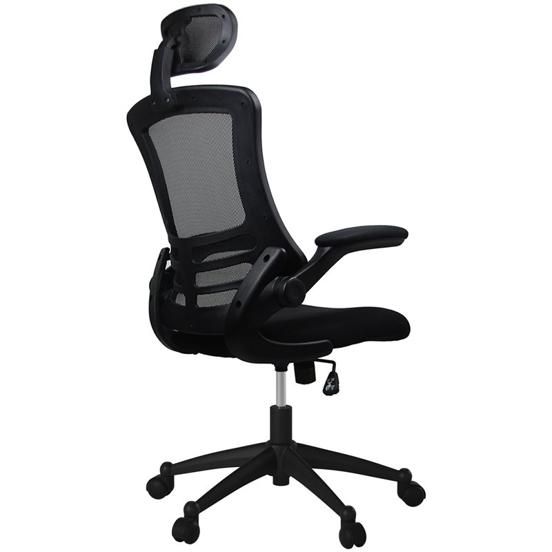 Urbanpro Executive High Back Office Chair with Headrest in Black
