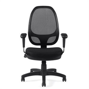 urbanpro contemporary mesh back managers office chair in black